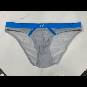 Men’s Grey Mesh Brief